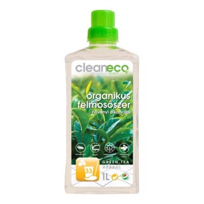 Felmosószer, organikus, 1 l, CLEANECO, "Green tea herbal"